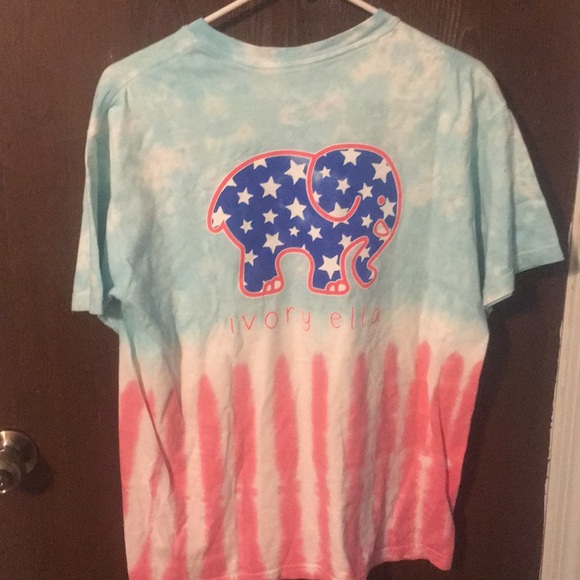 red white and blie Ivory Ella t-shirt - Picture 2 of 2